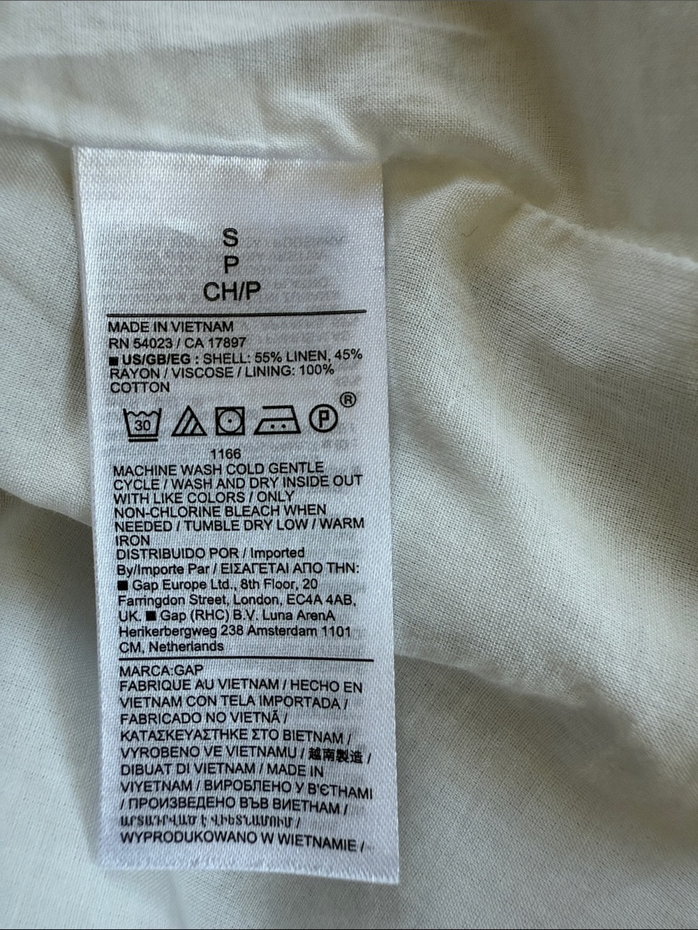 GAP Button-Back Cropped Tank Top Size Small NWT - Picture 10 of 12